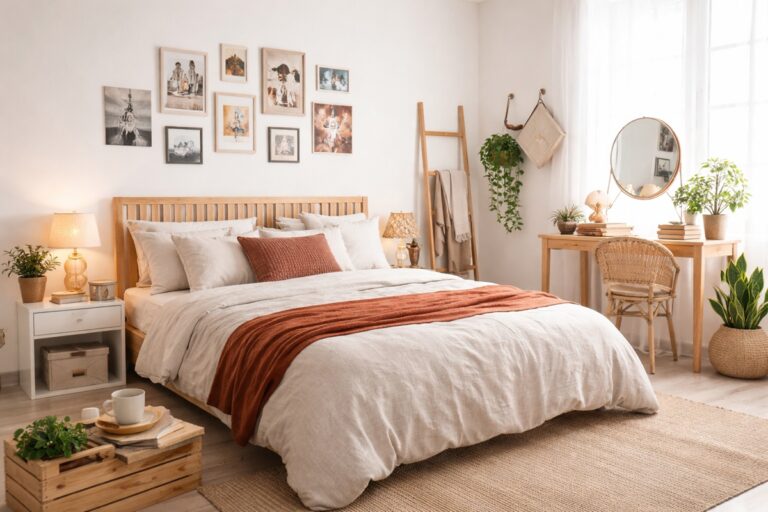 chambre décorée de façon originale à pas cher