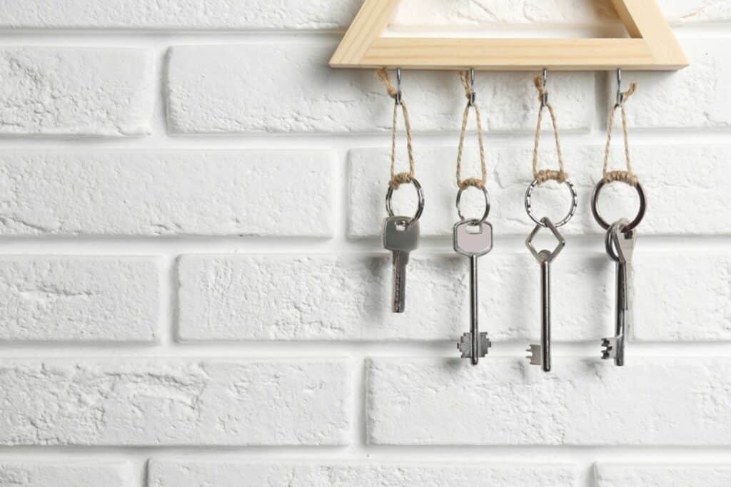porte clef mural original et DIY