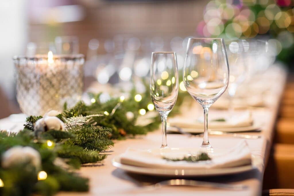 belle table de Noël