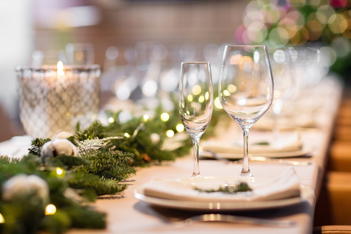 belle table de Noël