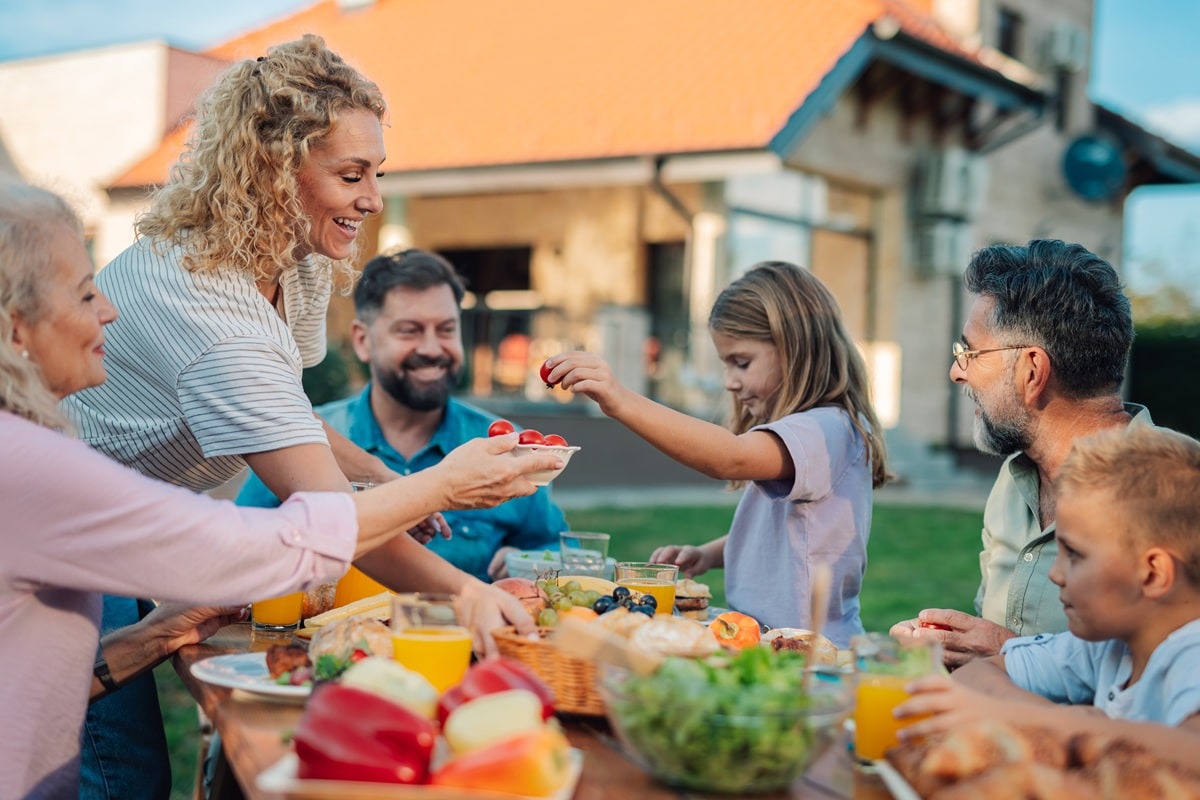 grand repas de famille