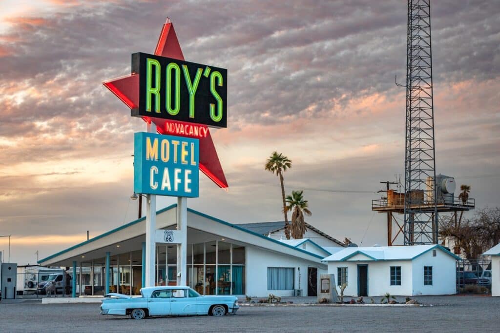 motel mythique sur la route 66