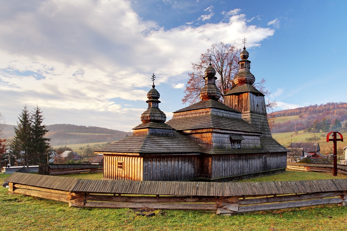 église en bois slovaque