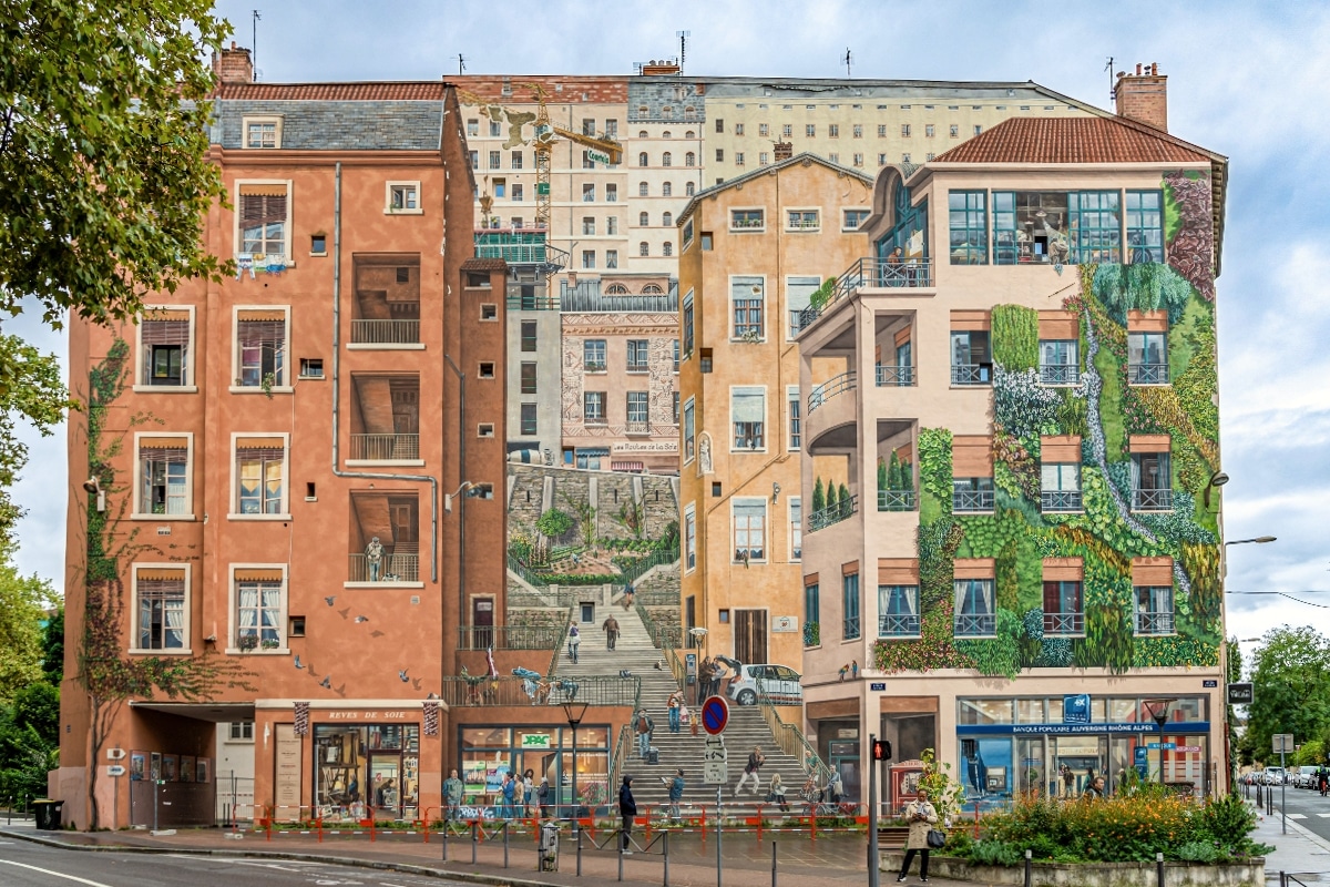 Mur des Canuts à Lyon