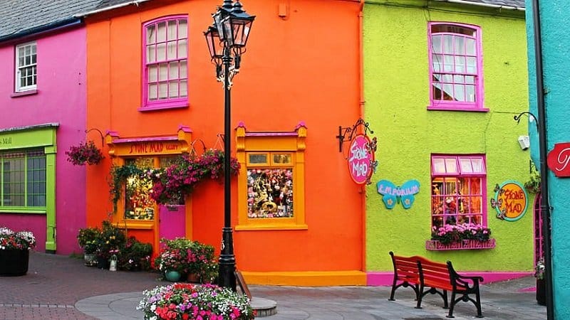 maison colorée irlande