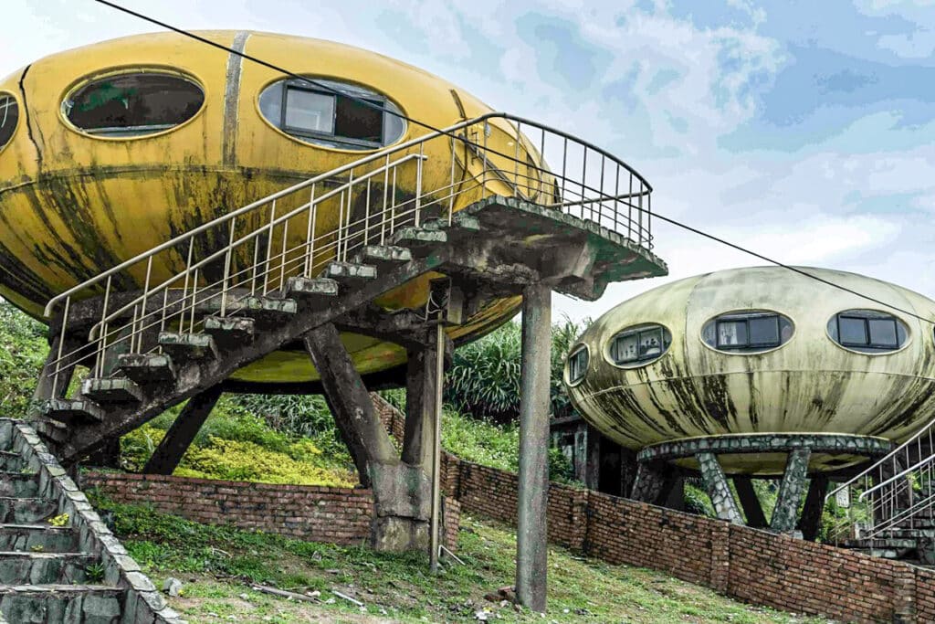 maisons futuro abandonnées Wanli