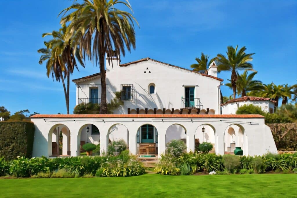 maison de style Spanish Revival