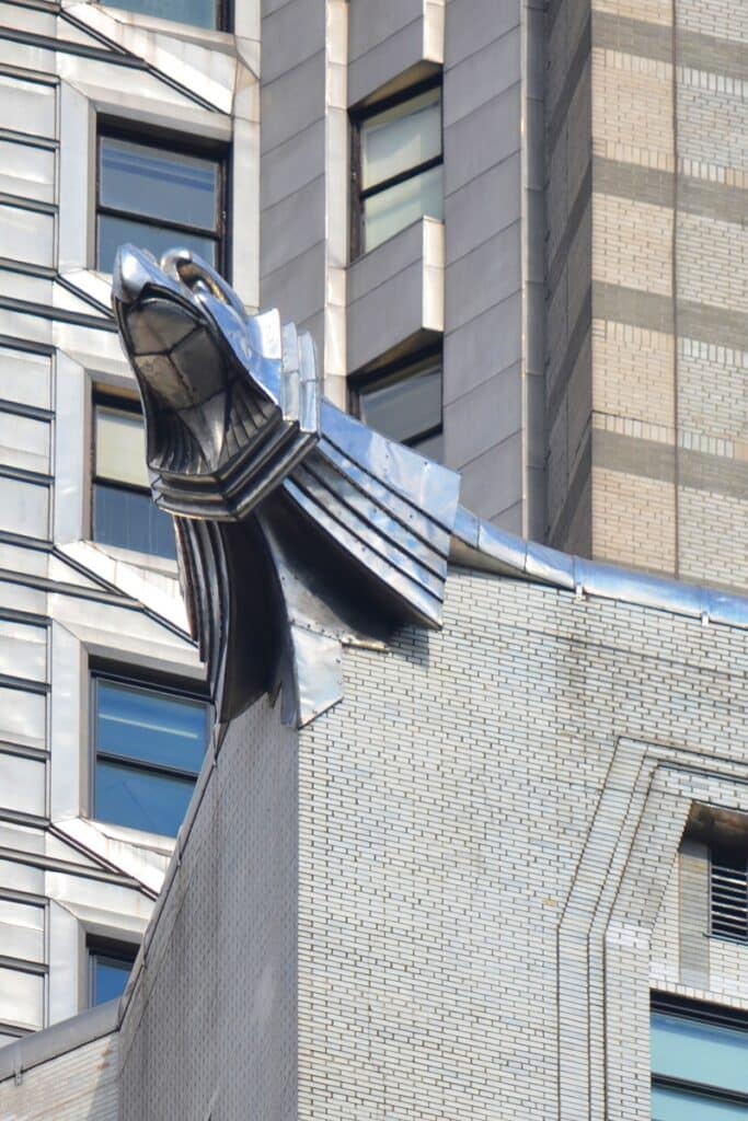détail art déco du Chrysler Building