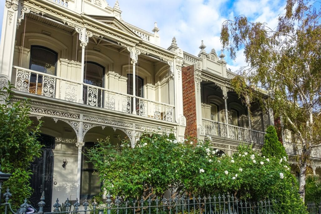 Maisons victoriennes en Australie