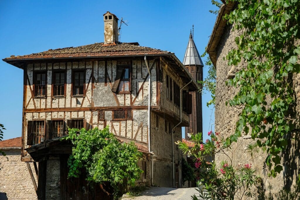 ruelle et maison ottomane à Safranbolu