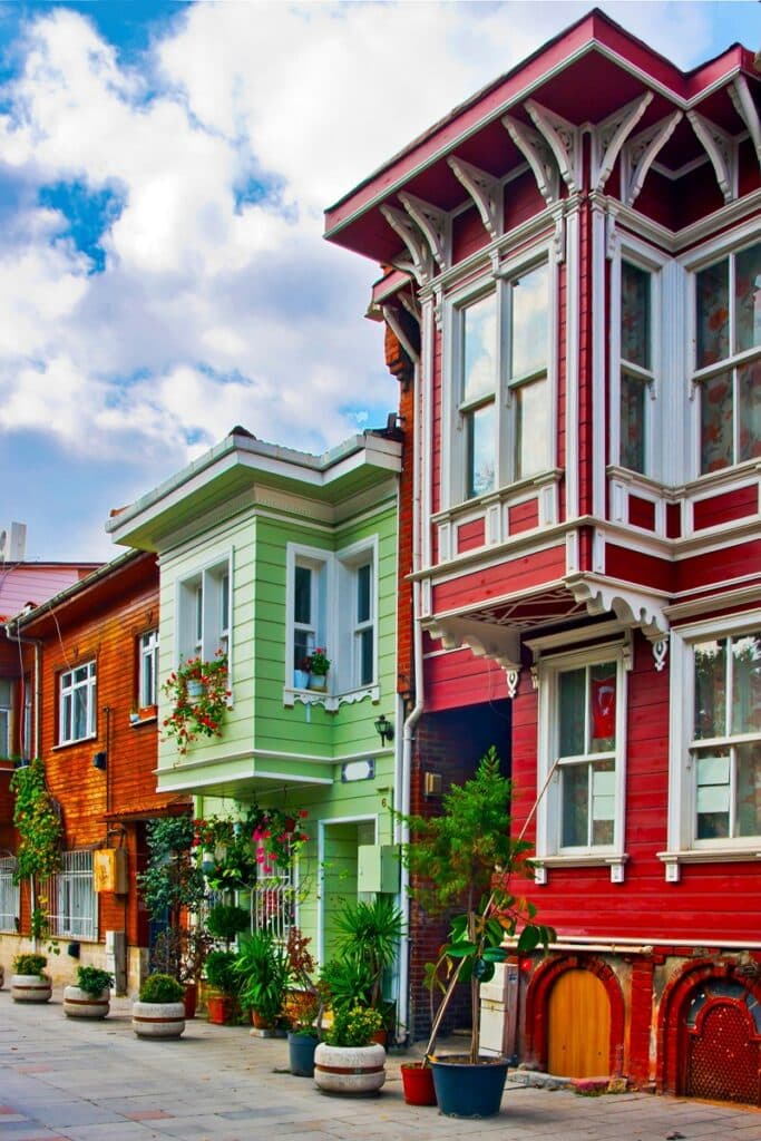 maisons ottomanes en bois à Istanbul