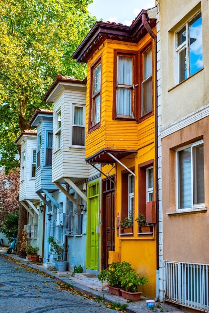 maisons ottomanes en bois à Istanbul