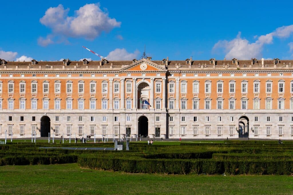 Le palais royal de Caserte de style baroque