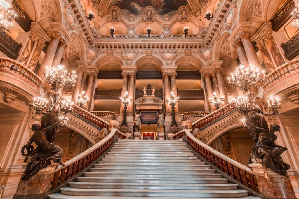escalier de l'Opéra Garnier