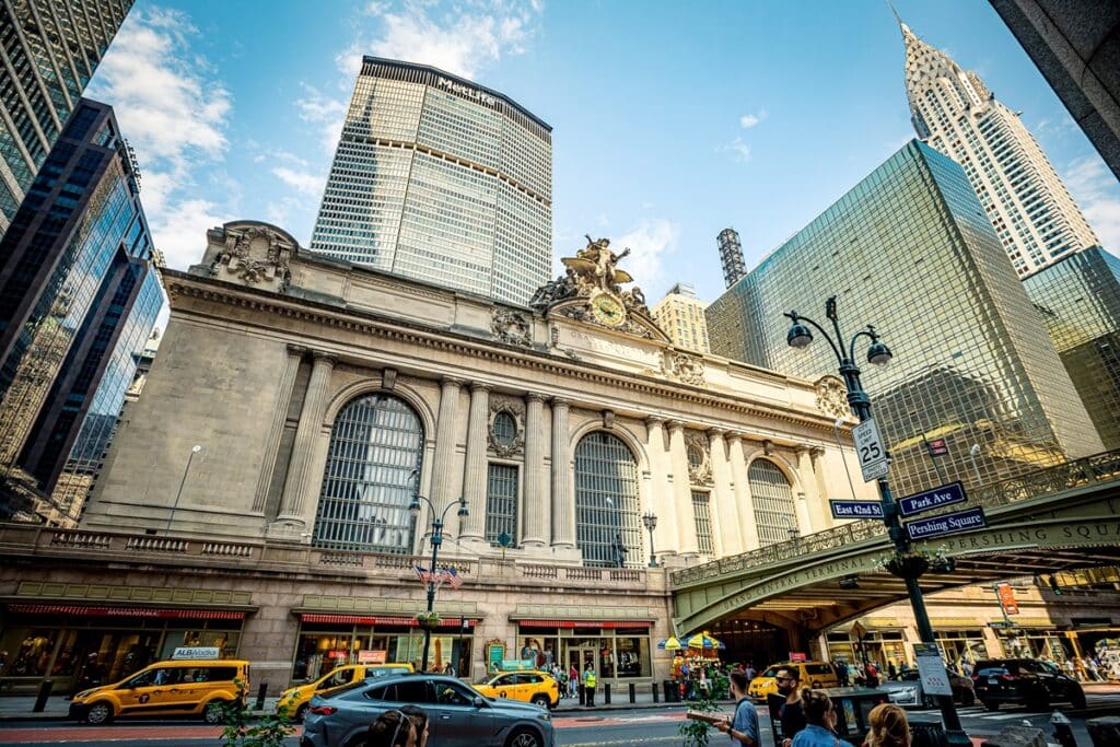 façade du Grand Central Terminal New York