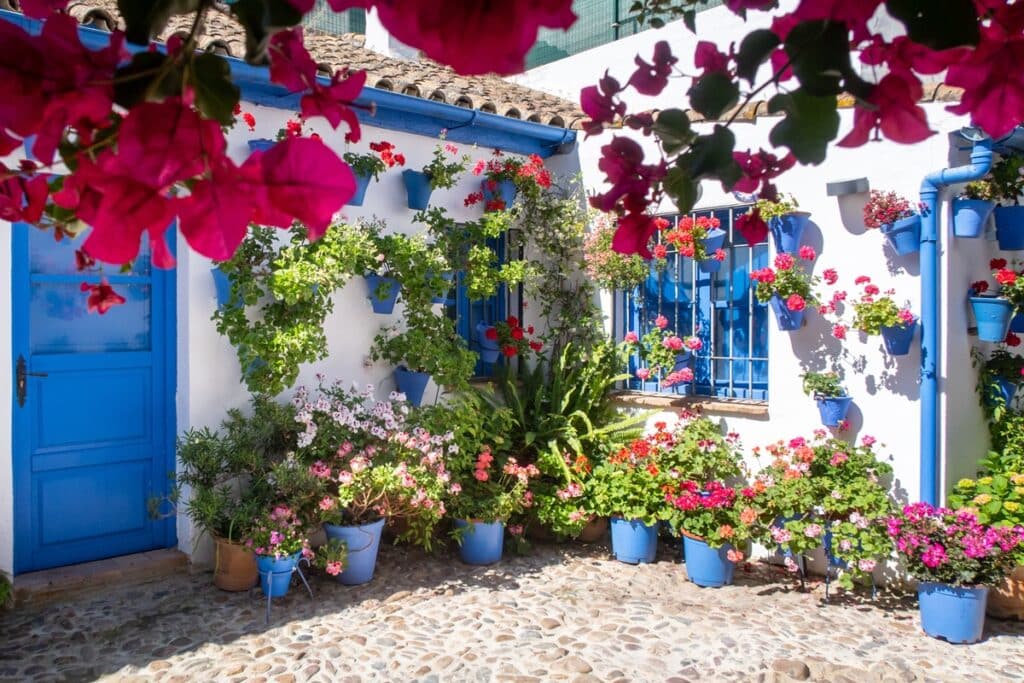maisons blanches à Cordoba