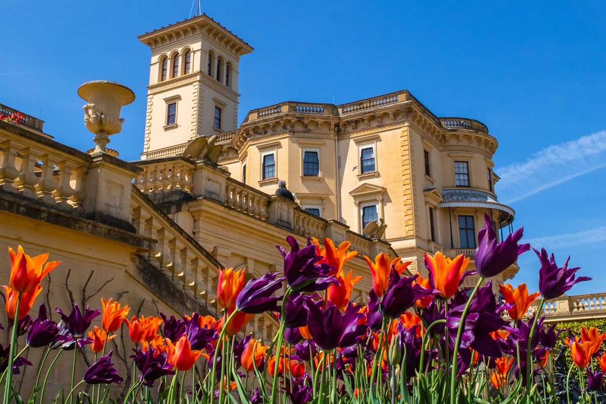 demeure style italisanisant osborne house à Wight