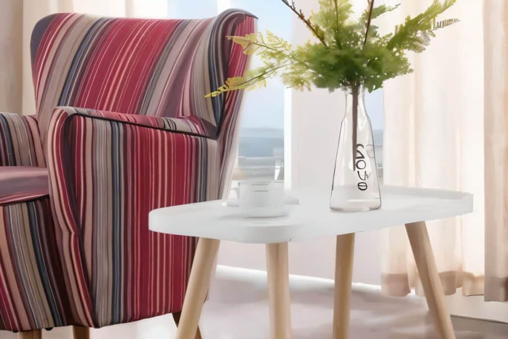bout de canapé au style scandinave