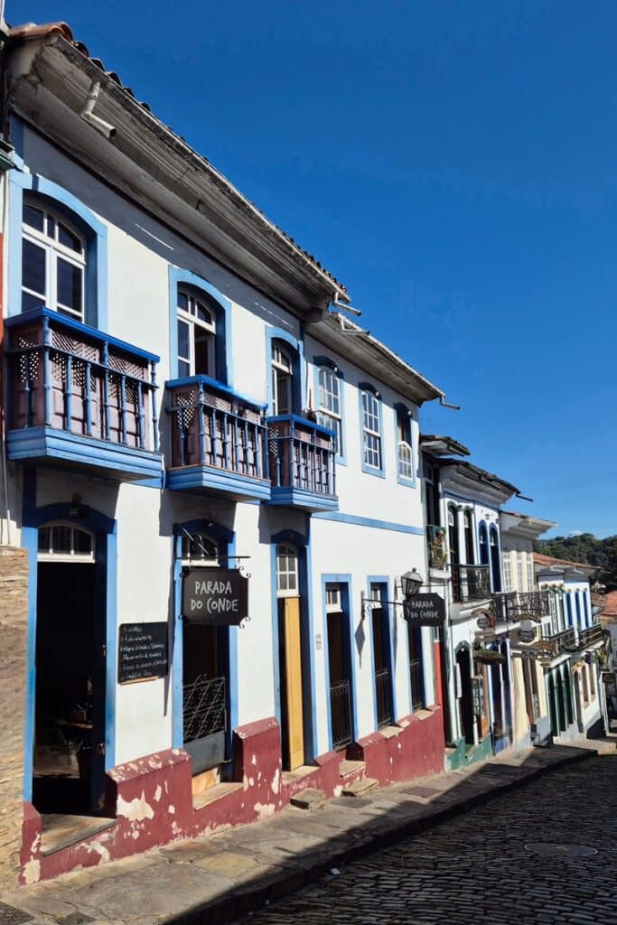 maisons coloniales à Ouro Preto