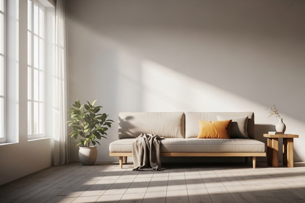 beau salon de style minimaliste