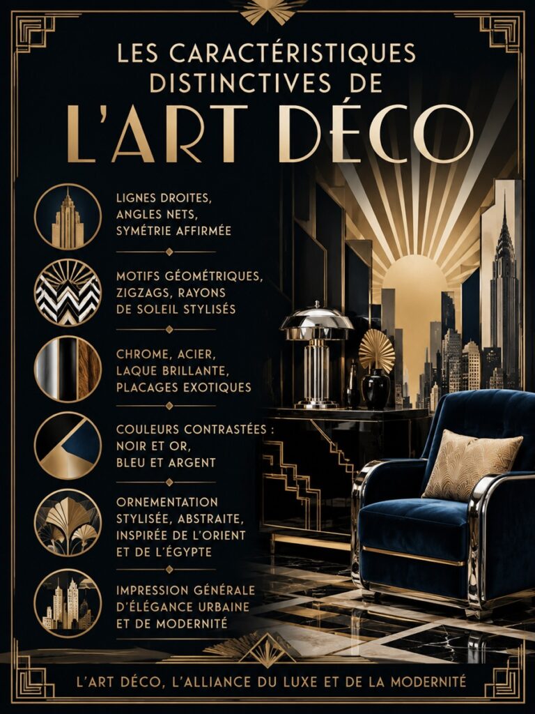 caractéristiques art déco