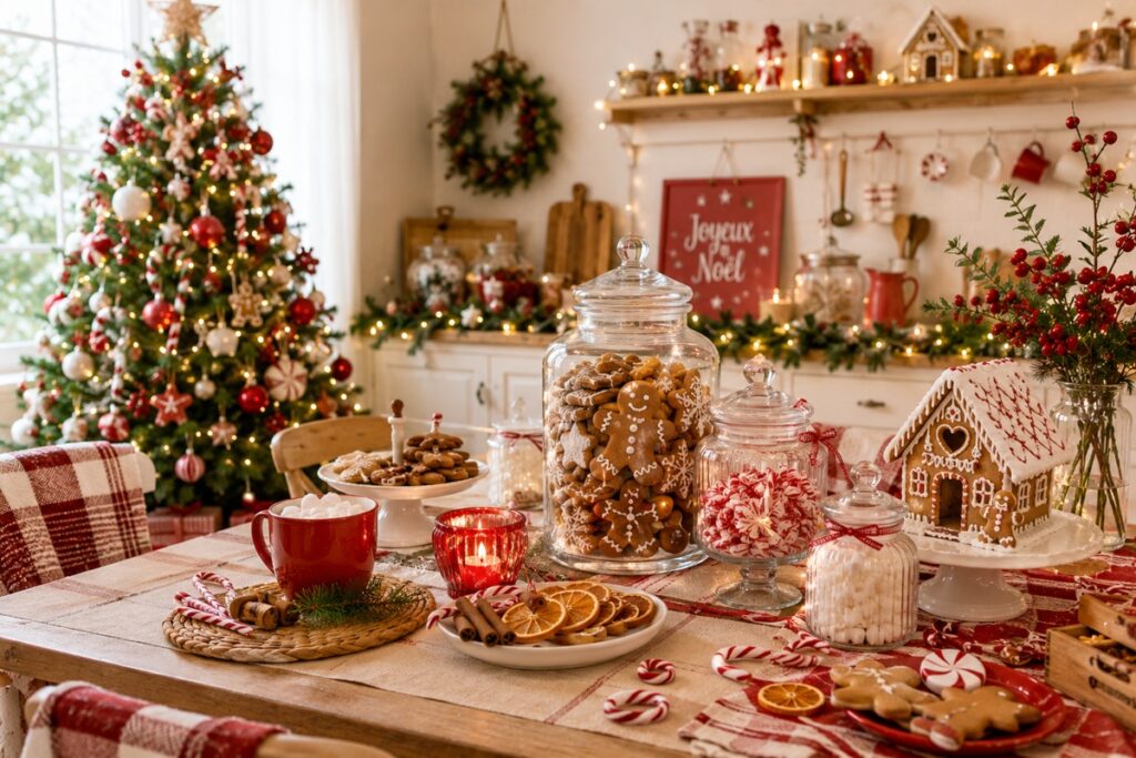 décoration de Noël thème gourmand