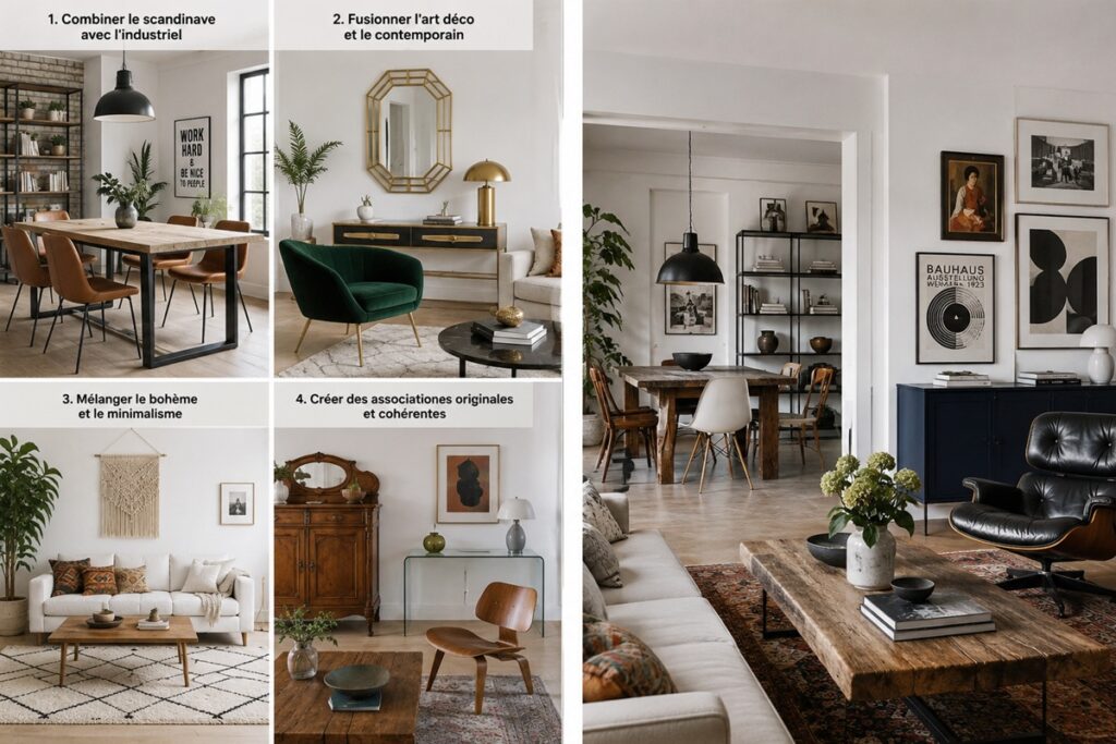 idées de mélange de styles en éclectisme