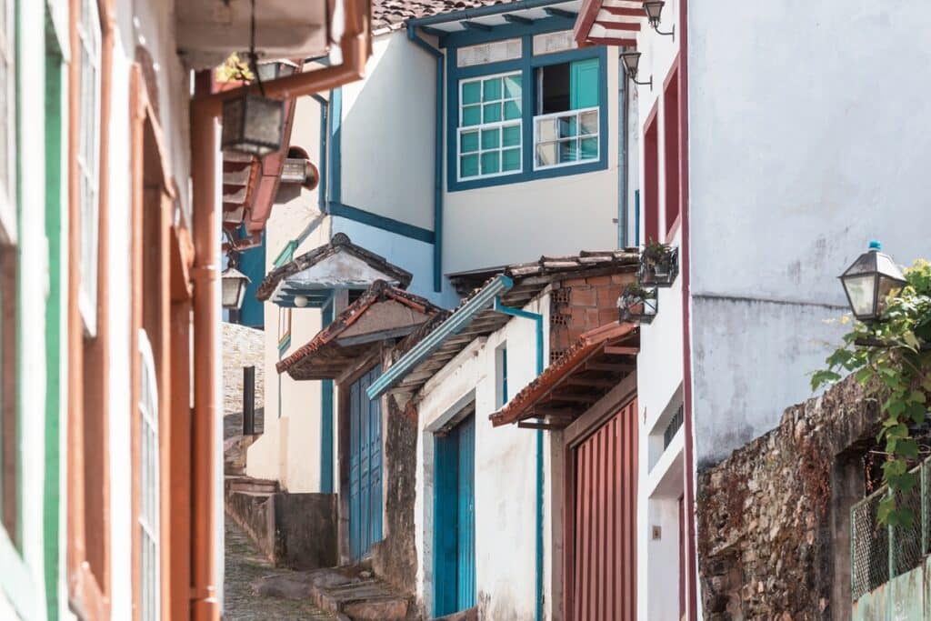architecture coloniale d'ouro preto