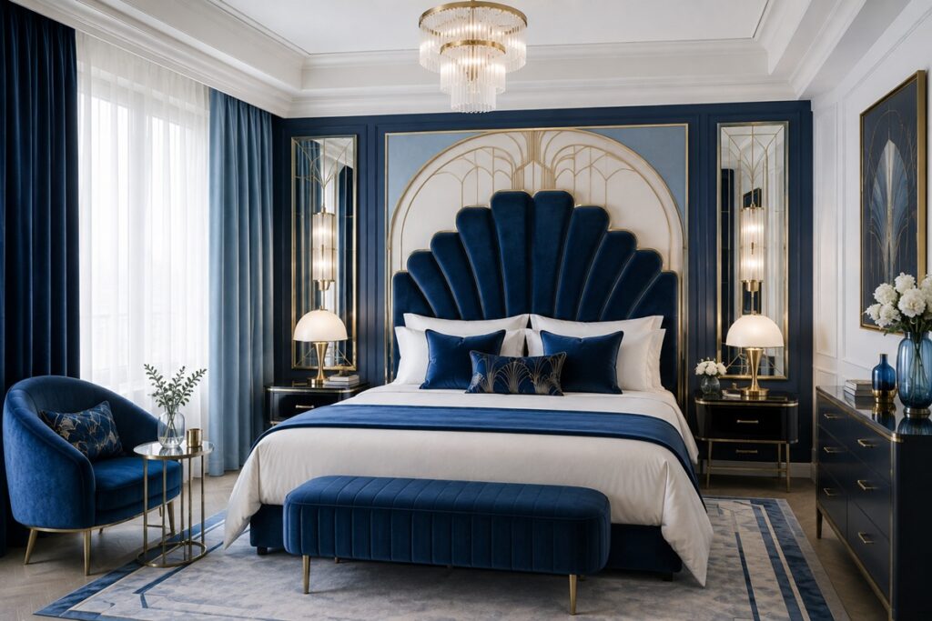 idées de chambre art déco