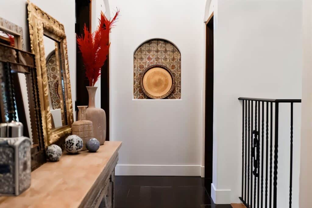 couloir décoré à la marocaine