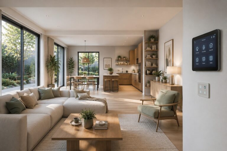 maison moderne et connectée