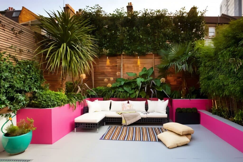 salon de jardin au lokk marocain