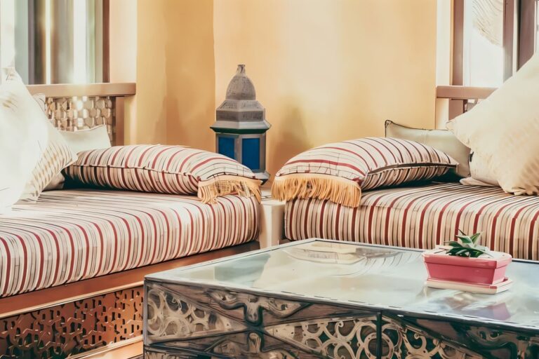 salon élégant de style marocain