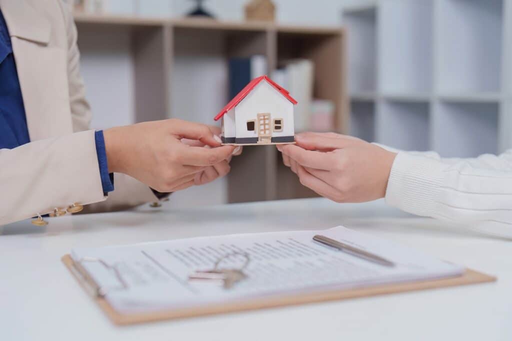 concept d'agent immobilier