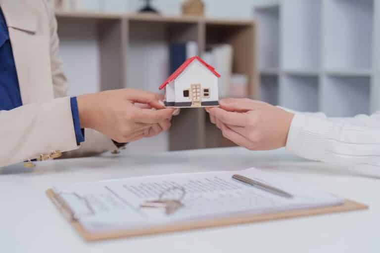 concept d'agent immobilier