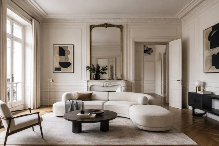 salon élégant dans un appartement