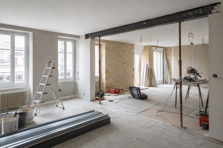 appartement en travaux