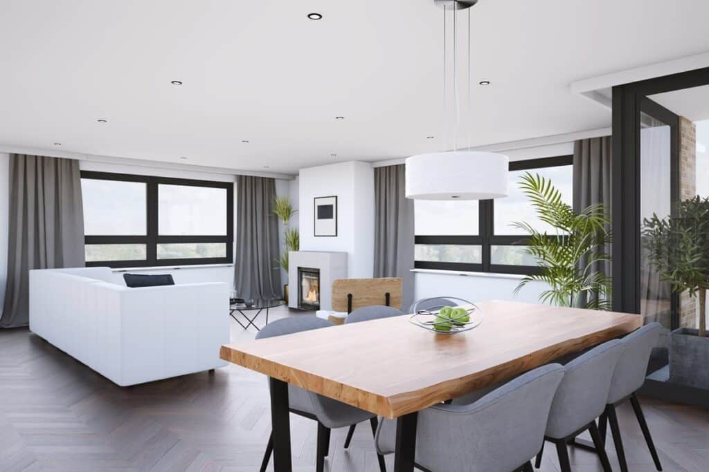 appartement moderne aménagé avec gout