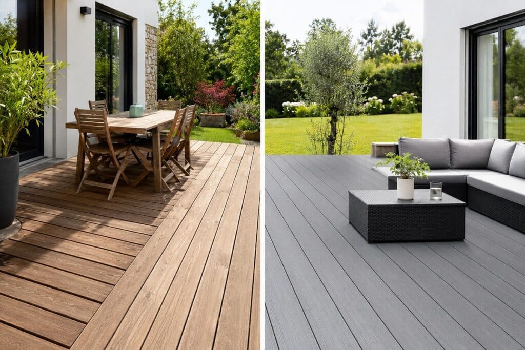 terrasse bois vs terrasse composite