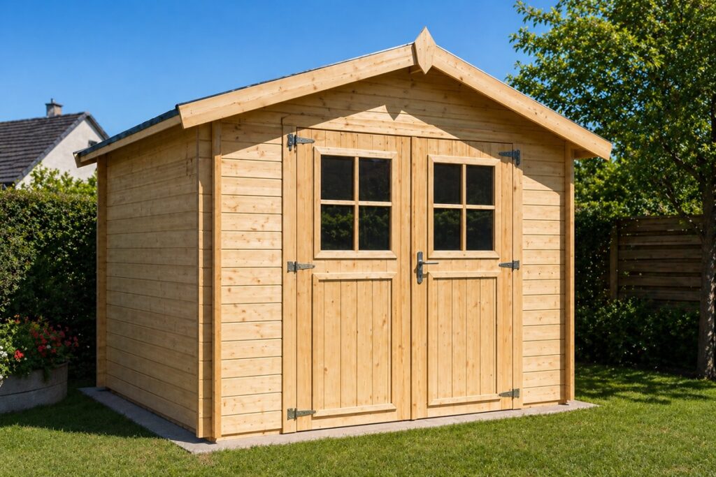 abri de jardin en bois