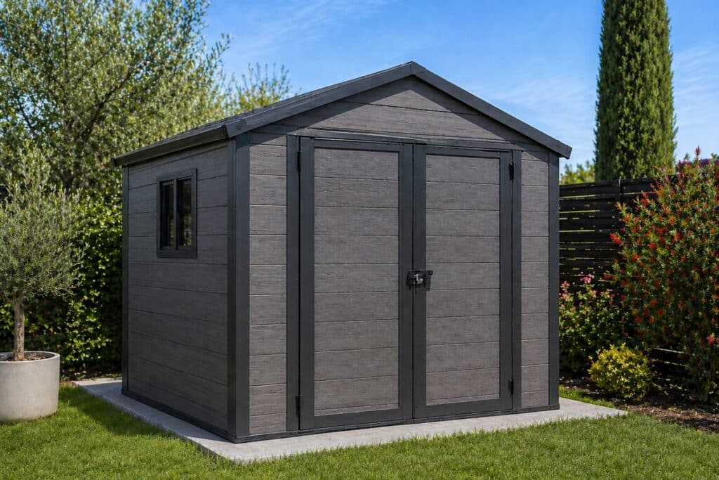 abri de jardin en composite