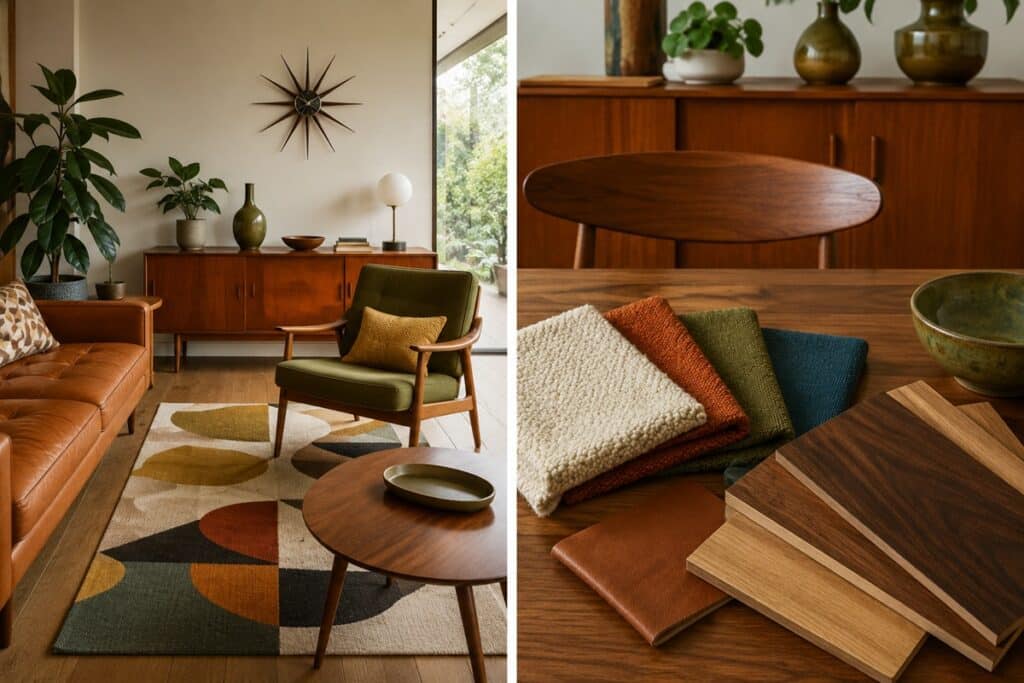 caractéristiques du style Mid Century en décoration