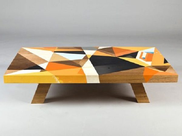 table basse abstrait