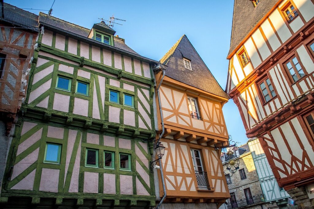 immeubles traditionnels à rennes