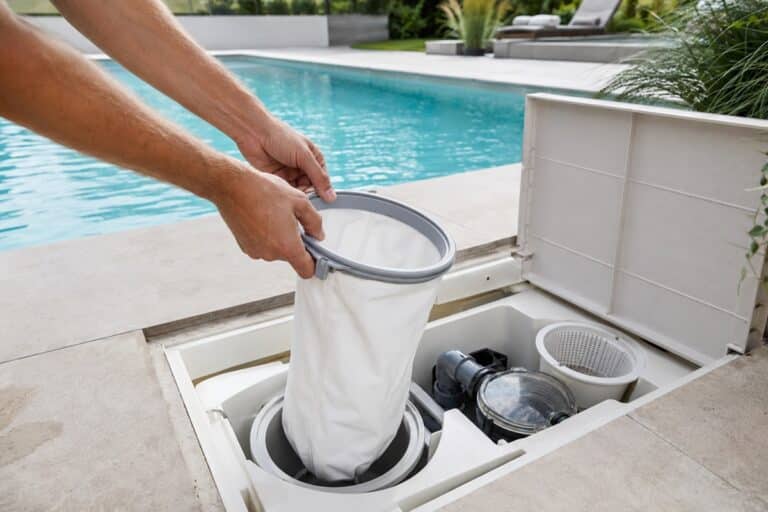Filtre à sac de piscine Desjoyaux intégré
