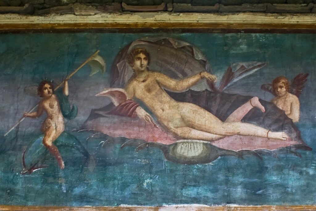 fresque romaine Venus