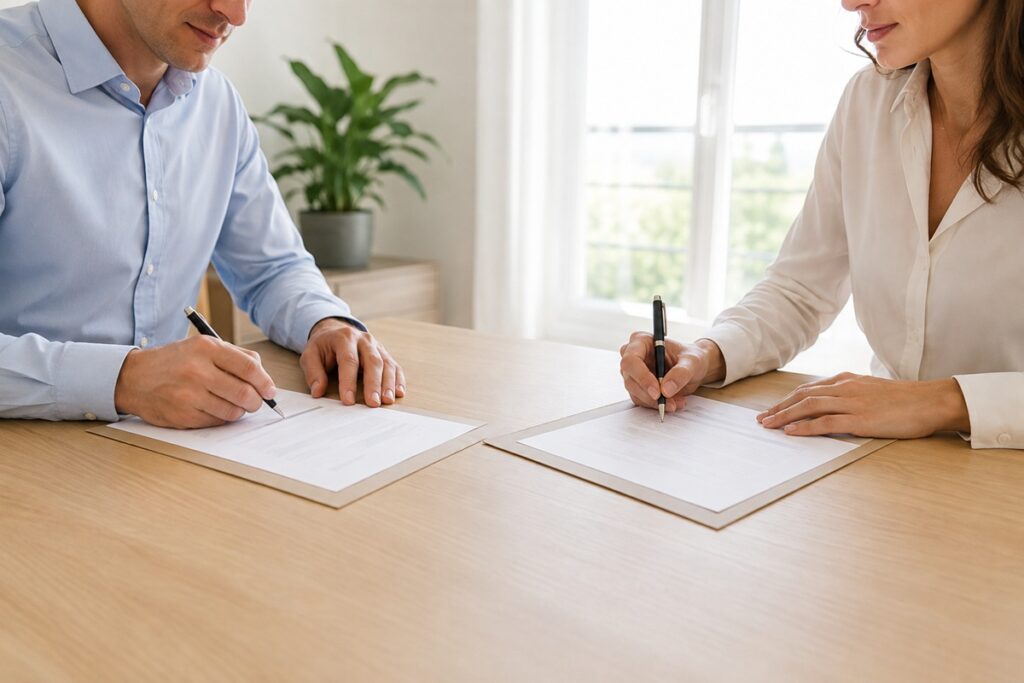Signature d’un acte sous seing privé