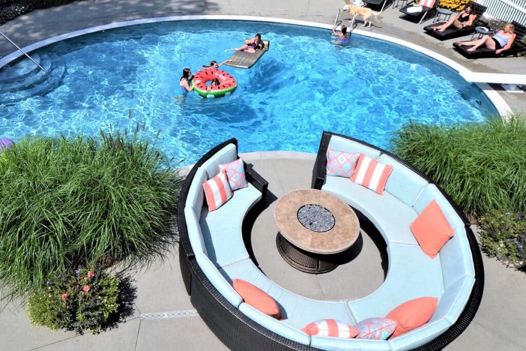 Aménagement de piscine creusée
