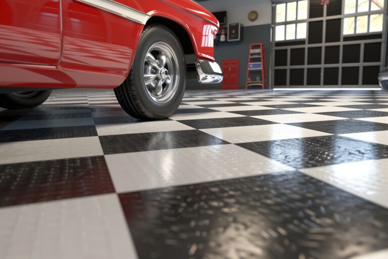 dalles pvc garage