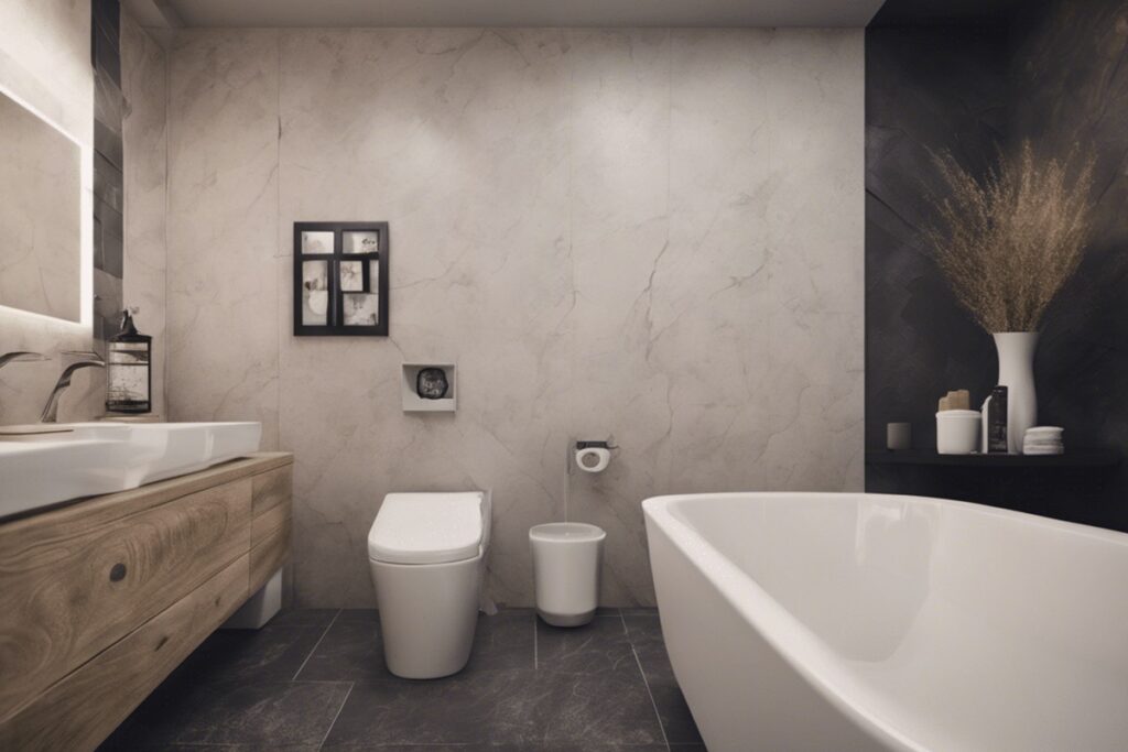 belle salle de bains contemporaine et stylée